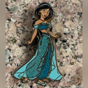 Disney Aladdin Jasmine Glitter Pin 2012
